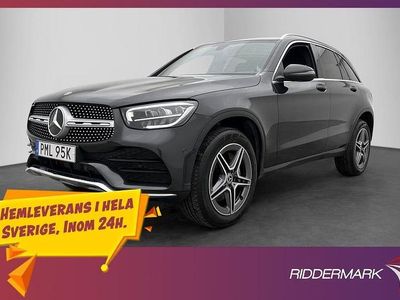 Grå Begagnad 2022 Mercedes GLC300 AMG line SUV | 399 800 kr