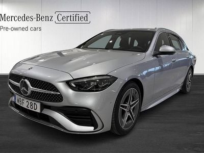 Begagnad Mercedes C200 AMG 204 HK (150 kW) 2024 Svart Kombi