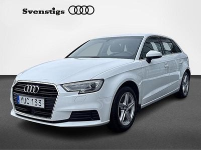Begagnad Audi A3 Sportback Proline 150 HK (110 kW) 2018 Vit Halvkombi