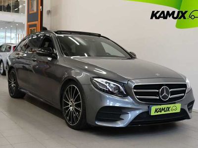 begagnad Mercedes E220 d 4M AMG Night Wide Pano Burm D-värm HUD