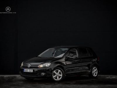 Begagnad VW Golf VI 122 HK (89 kW) 2011 Svart Halvkombi