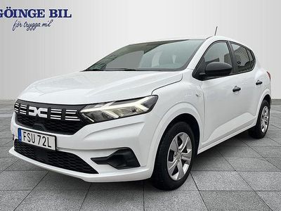Vit Begagnad 2022 Dacia Sandero Essentiel Halvkombi | 124 900 kr (Marknadspris)