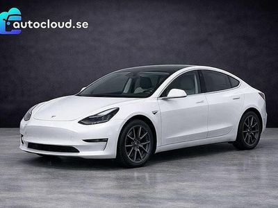 Begagnad Tesla Model 3 Long Range AWD 366 kW (498 HK) 2020 Vit Sedan