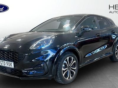 Svart Begagnad 2022 Ford Puma ST-Line SUV | 209 000 kr (Marknadspris)
