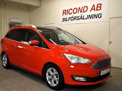 begagnad Ford C-MAX Grand 2.0 TDCi EU6 7-SITS PANO DRAG BACKKAMERA 2015, Minibuss