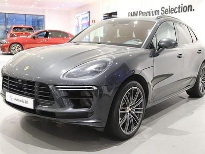 Begagnad Porsche Macan Turbo 446 HK (328 kW) 2020 Mörkgrå SUV