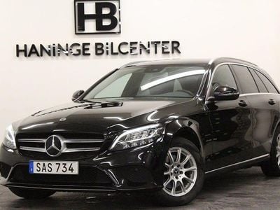 Begagnad Mercedes C220 Avantgarde 194 HK (142 kW) 2019 Svart