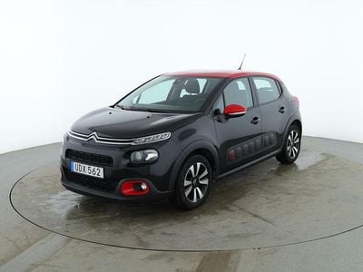 Svart Begagnad 2018 Citroën C3 PureTech Sedan | 87 000 kr (Marknadspris)