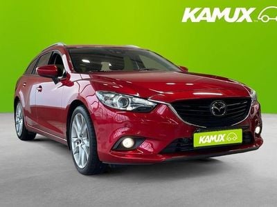 Röd Begagnad 2015 Mazda 6 Optimum Kombi | 149 800 kr (Marknadspris)