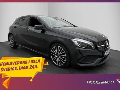 Svart Begagnad 2016 Mercedes A180 | 169 900 kr