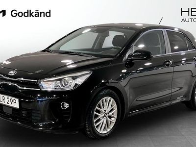 Begagnad Kia Rio Plus 120 HK (88 kW) 2019 Svart Halvkombi