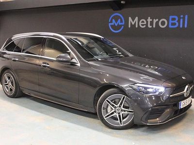 Grå Begagnad 2021 Mercedes C300e AMG Kombi | 359 900 kr (Dyr)