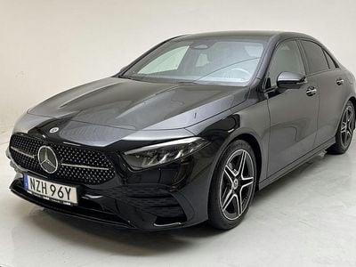 Begagnad Mercedes A200 AMG 163 HK (119 kW) 2024 Svart Sedan