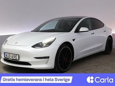 Begagnad Tesla Model 3 Performance 461 kW (627 HK) 2022 Vit Sedan