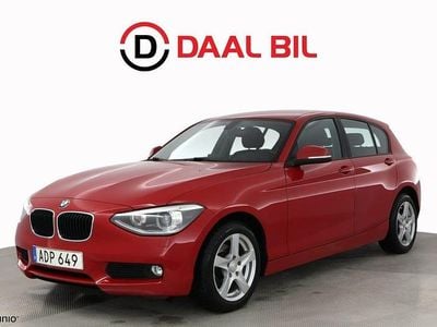 Begagnad BMW 118 143 HK (105 kW) 2014 Röd Halvkombi