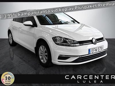 Vit Begagnad 2018 VW Golf VII Halvkombi | 134 900 kr (Marknadspris)