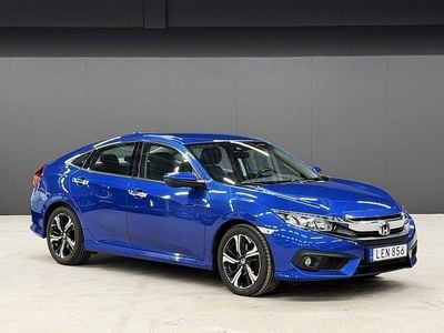Begagnad Honda Civic Elegance 182 HK (133 kW) 2017 Blå