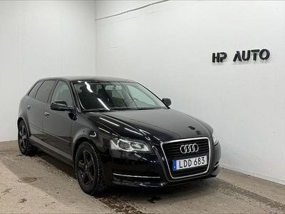 Svart Begagnad 2010 Audi A3 Sportback Halvkombi | 69 900 kr (Marknadspris)