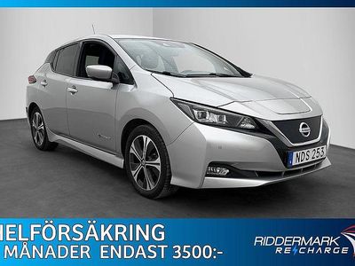 Begagnad Nissan Leaf 360º 110 kW (150 HK) 2018 Silver Halvkombi