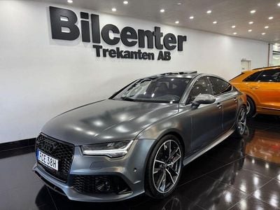Begagnad Audi RS7 Exclusive 605 HK (444 kW) 2017 Mörkgrå Halvkombi