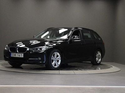 Svart Begagnad 2014 BMW 320 Sport Line Kombi | 199 000 kr