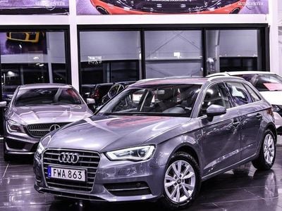 Grå Begagnad 2015 Audi A3 Sportback Halvkombi | 149 900 kr (Marknadspris)