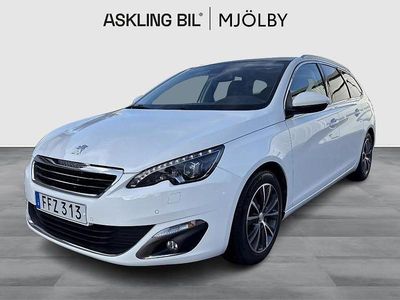 Vit Begagnad 2015 Peugeot 308 Allure Kombi | 129 000 kr (Lite dyr)