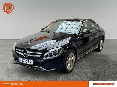Svart Begagnad 2015 Mercedes C180 Avantgarde Sedan | 167 900 kr (Marknadspris)