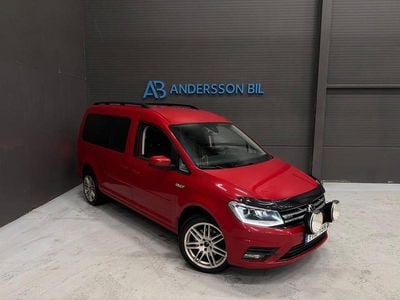 Begagnad VW Caddy Maxi Life Life 150 HK (110 kW) 2020 Röd Minibuss