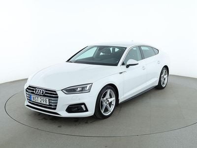 Begagnad Audi A5 Sportback 192 HK (141 kW) 2018 Vit Halvkombi