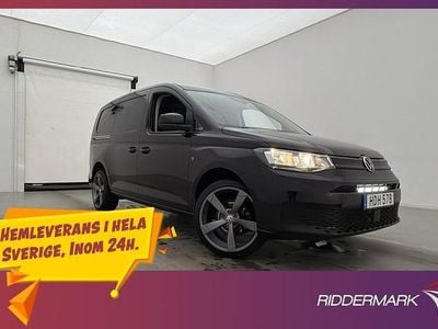 Svart Begagnad 2024 VW Caddy Maxi Minibuss | 299 800 kr (Marknadspris)