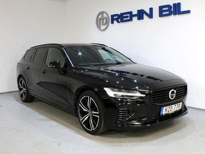 Svart Begagnad 2019 Volvo V60 R-Design Pro Kombi | 339 000 kr (Dyr)