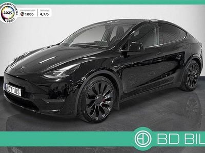 Svart Begagnad 2022 Tesla Model Y Performance SUV | 419 700 kr (Marknadspris)