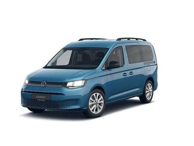 Blåmetallic Ny 2025 VW Caddy Maxi Life Minibuss | 580 000 kr
