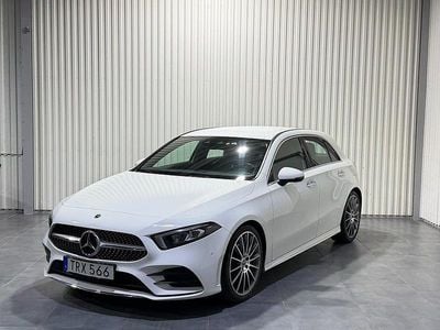 Begagnad Mercedes A180 AMG 116 HK (85 kW) 2018 Vit Halvkombi