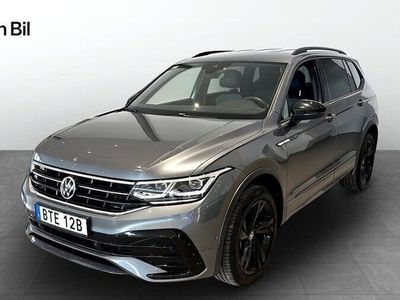 begagnad VW Tiguan Allspace TDI 200hk 4Motion R-Line Black Värmare/Drag