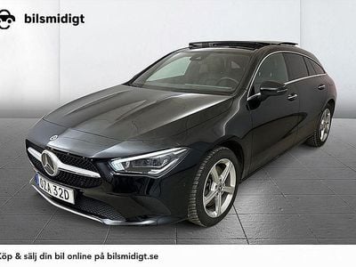 Svart Begagnad 2021 Mercedes CLA250e Shooting Brake Premium Plus Kombi | 259 800 kr (Marknadspris)