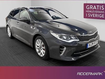 begagnad Kia Optima Sport Wagon GT Pano H K Kamera Navi Skinn 2017, Personbil