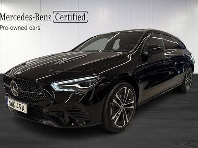 Svart Begagnad 2025 Mercedes CLA250 Shooting Brake Night Kombi | 379 000 kr (Bra pris)