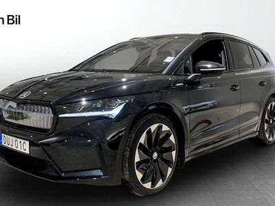 Svart Begagnad 2023 Skoda Enyaq iV SportLine SUV | 429 900 kr (Marknadspris)