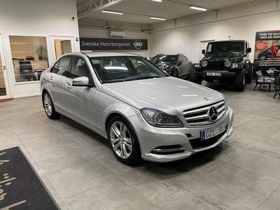 Begagnad Mercedes C180 Avantgarde 156 HK (114 kW) 2012 Silver Sedan