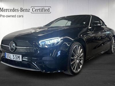 Svart Begagnad 2022 Mercedes E400 AMG Cab | 599 000 kr (Dyr)