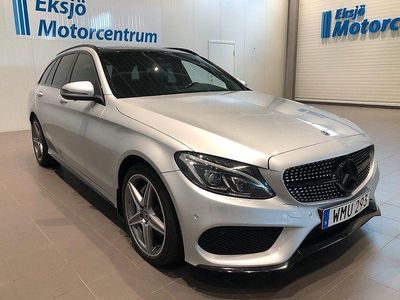 Silver Begagnad 2018 Mercedes C220 AMG line Kombi | 259 900 kr (Dyr)