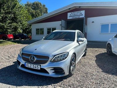 Silver Begagnad 2018 Mercedes C220 AMG line Kombi | 274 000 kr (Lite dyr)