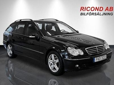 Svart Begagnad 2006 Mercedes C230 Avantgarde Kombi | 99 900 kr (Marknadspris)