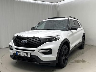Begagnad Ford Explorer ST-Line 457 HK (336 kW) 2020 Vit SUV