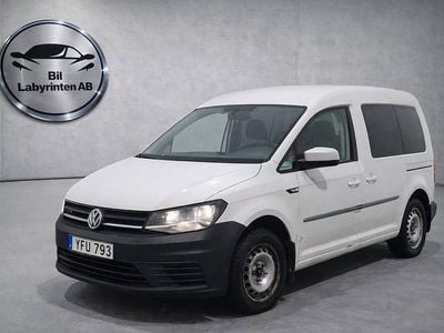 Begagnad VW Caddy 110 HK (80 kW) 2016 Vit Minibuss