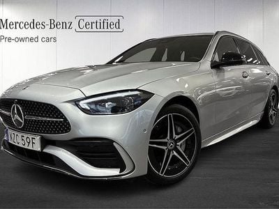 Silver Begagnad 2024 Mercedes C300e Premium Kombi | 499 000 kr (Bra pris)