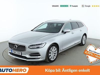 Begagnad Volvo V90 Inscription 151 HK (111 kW) 2017 Silver Kombi