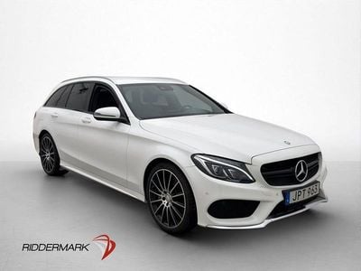 Begagnad Mercedes C250 AMG line 211 HK (155 kW) 2015 Vit Kombi